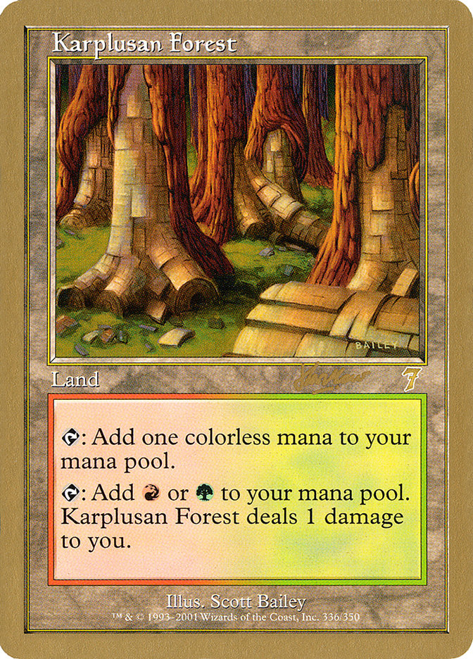 Karplusan Forest (Sim Han How) [World Championship Decks 2002] | Cracking-Singles