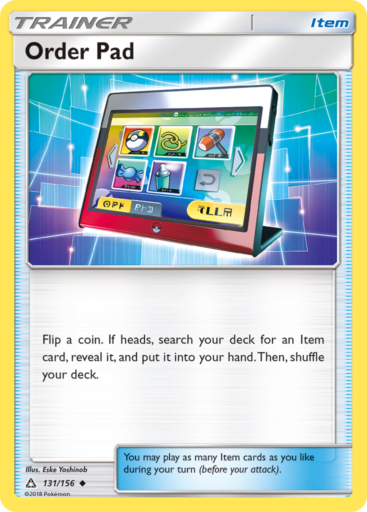 Order Pad (131/156) [Sun & Moon: Ultra Prism] | Cracking-Singles