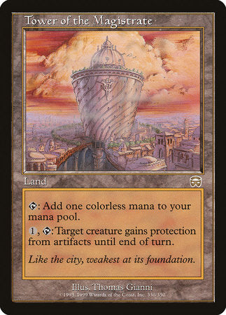 Tower of the Magistrate [Mercadian Masques] | Cracking-Singles