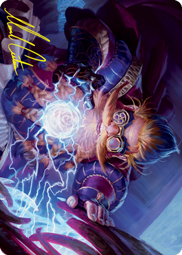Storm-Kiln Artist Art Card (Gold-Stamped Signature) [Strixhaven: School of Mages Art Series] | Cracking-Singles