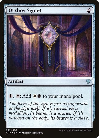 Orzhov Signet [Commander 2017] | Cracking-Singles