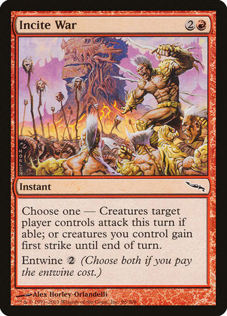 Incite War [Mirrodin] | Cracking-Singles