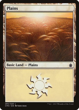 Plains (285) [Commander Anthology] | Cracking-Singles