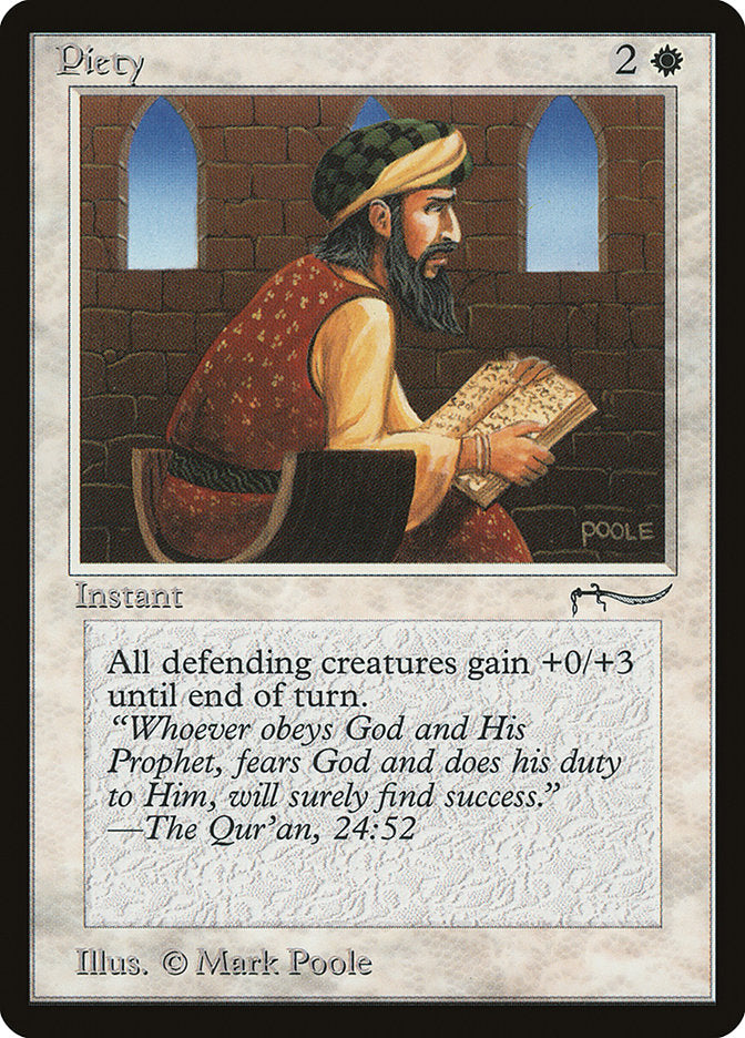 Piety (Light Mana Cost) [Arabian Nights] | Cracking-Singles