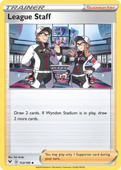 League Staff (153/185) [Sword & Shield: Vivid Voltage] | Cracking-Singles