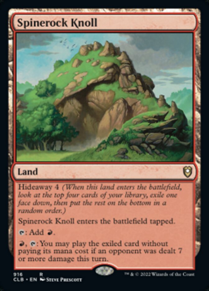 Spinerock Knoll [Commander Legends: Battle for Baldur's Gate] | Cracking-Singles