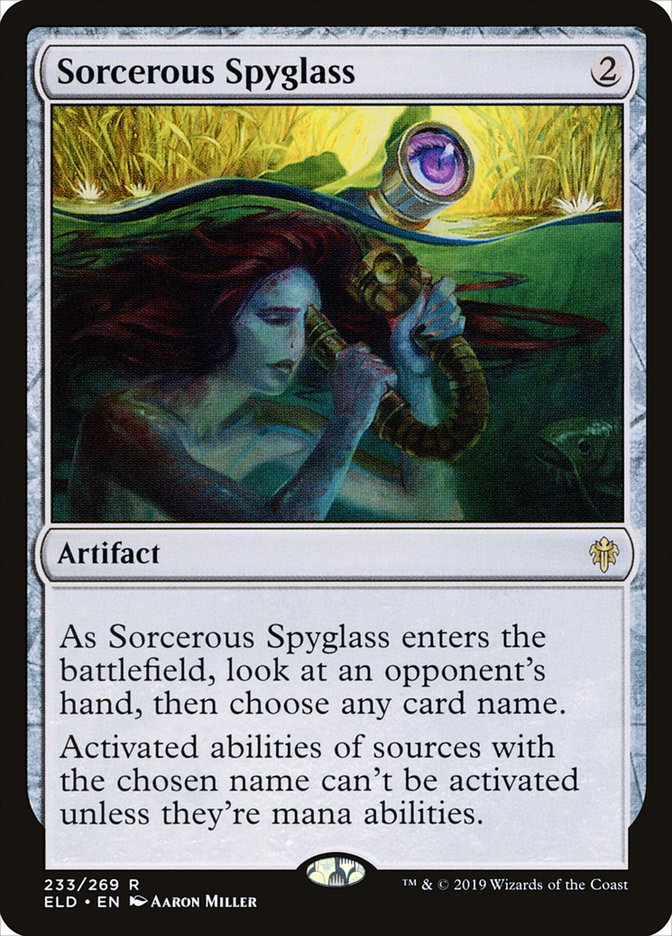Sorcerous Spyglass [Throne of Eldraine] | Cracking-Singles