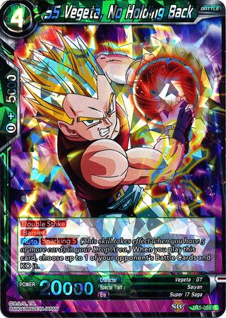 SS Vegeta, No Holding Back (BT5-058) [Miraculous Revival] | Cracking-Singles