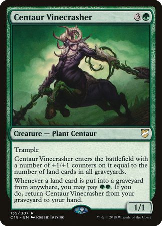 Centaur Vinecrasher [Commander 2018] | Cracking-Singles