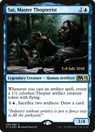 Sai, Master Thopterist [Core Set 2019 Promos] | Cracking-Singles