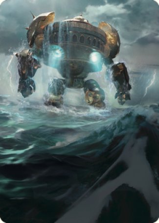Island Art Card [The Brothers' War Art Series] | Cracking-Singles
