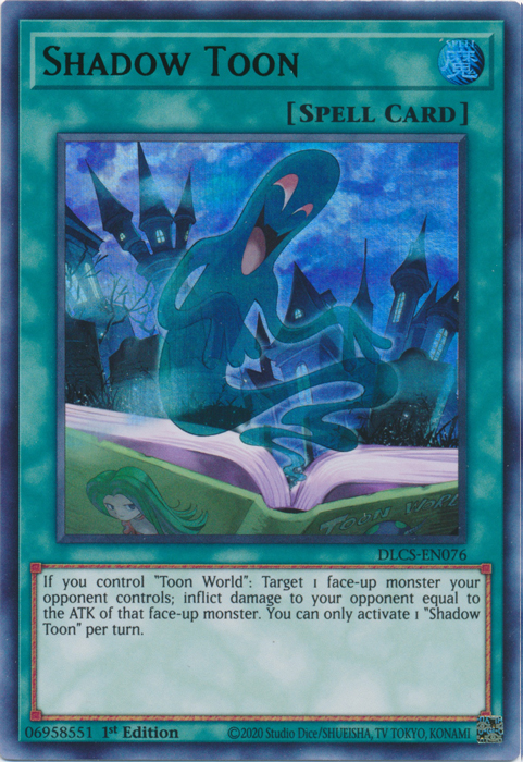 Shadow Toon (Green) [DLCS-EN076] Ultra Rare | Cracking-Singles