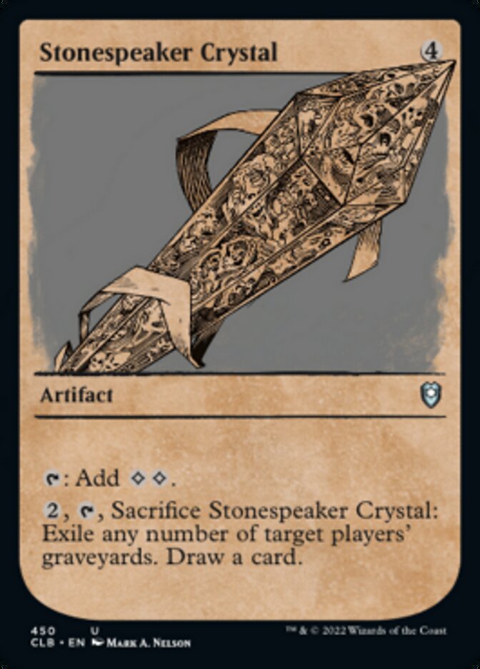 Stonespeaker Crystal (Showcase) [Commander Legends: Battle for Baldur's Gate] | Cracking-Singles