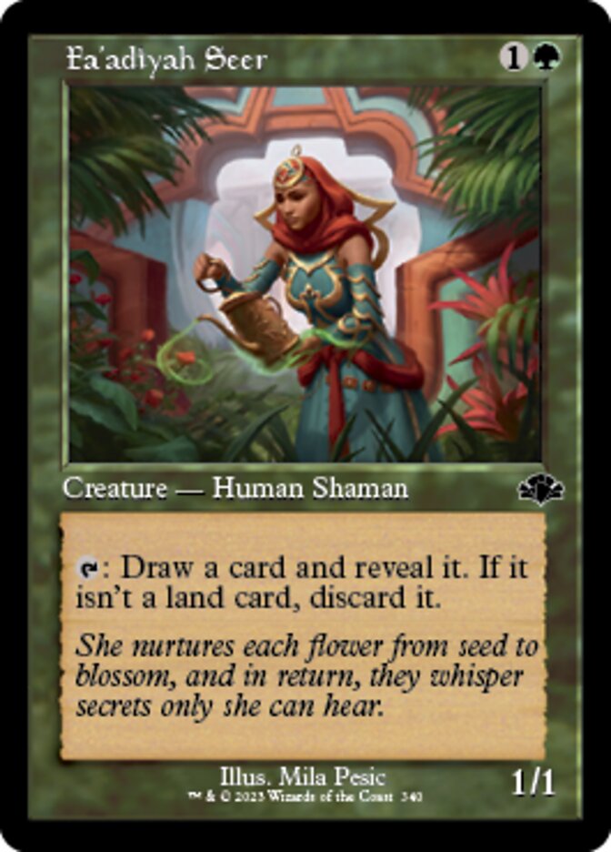 Fa'adiyah Seer (Retro) [Dominaria Remastered] | Cracking-Singles