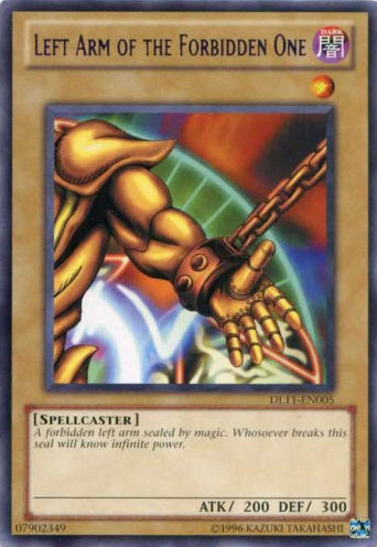 Left Arm of the Forbidden One (Purple) [DL11-EN005] Rare | Cracking-Singles
