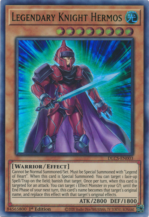 Legendary Knight Hermos (Green) [DLCS-EN003] Ultra Rare | Cracking-Singles