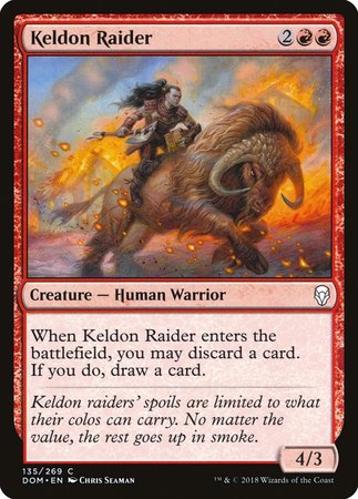 Keldon Raider [Dominaria] | Cracking-Singles