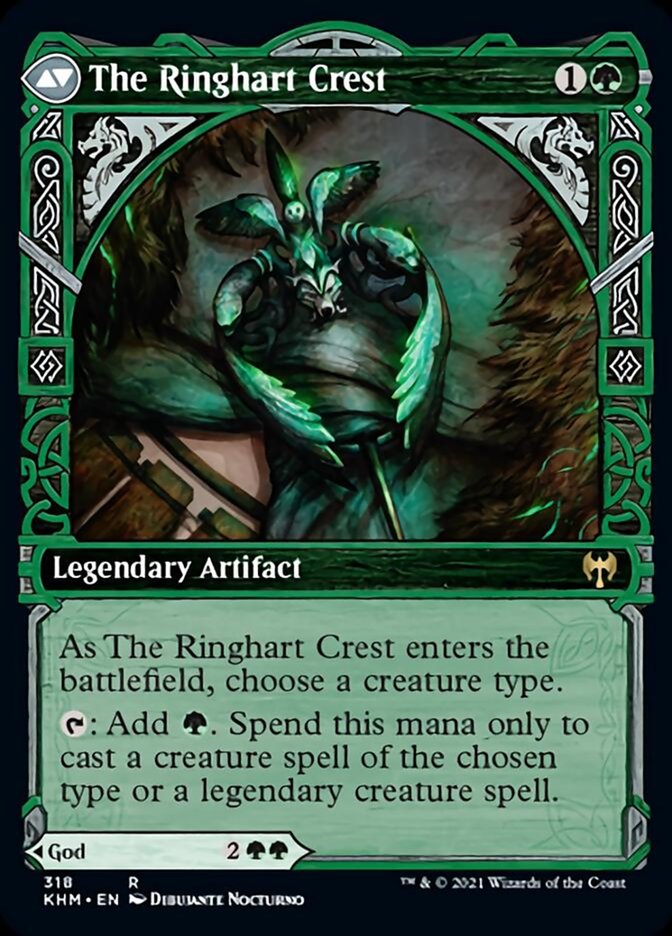 Kolvori, God of Kinship // The Ringhart Crest (Showcase) [Kaldheim] | Cracking-Singles