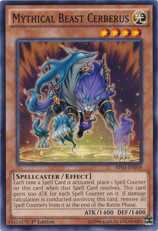 Mythical Beast Cerberus [BP03-EN018] Common | Cracking-Singles