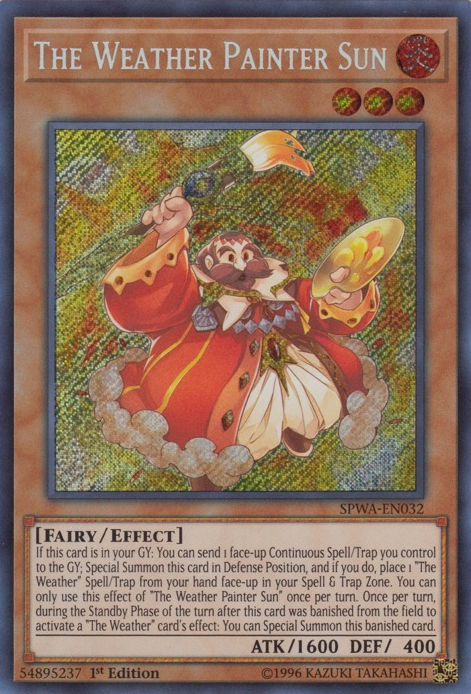 The Weather Painter Sun [SPWA-EN032] Secret Rare | Cracking-Singles