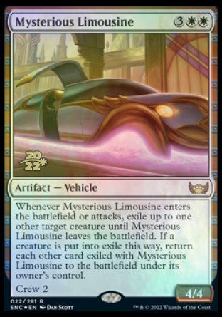 Mysterious Limousine [Streets of New Capenna Prerelease Promos] | Cracking-Singles