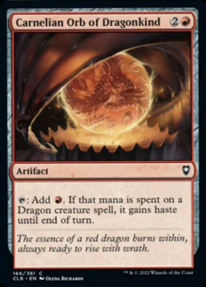 Carnelian Orb of Dragonkind [Commander Legends: Battle for Baldur's Gate] | Cracking-Singles