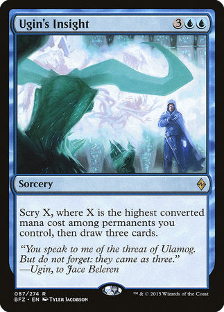 Ugin's Insight [Battle for Zendikar] | Cracking-Singles