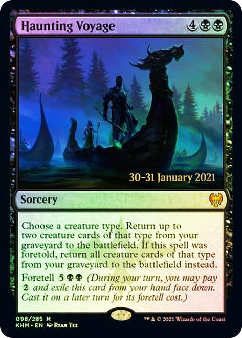 Haunting Voyage  [Kaldheim Prerelease Promos] | Cracking-Singles