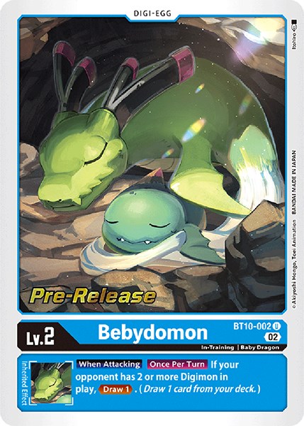 Bebydomon [BT10-002] [Xros Encounter Pre-Release Cards] | Cracking-Singles