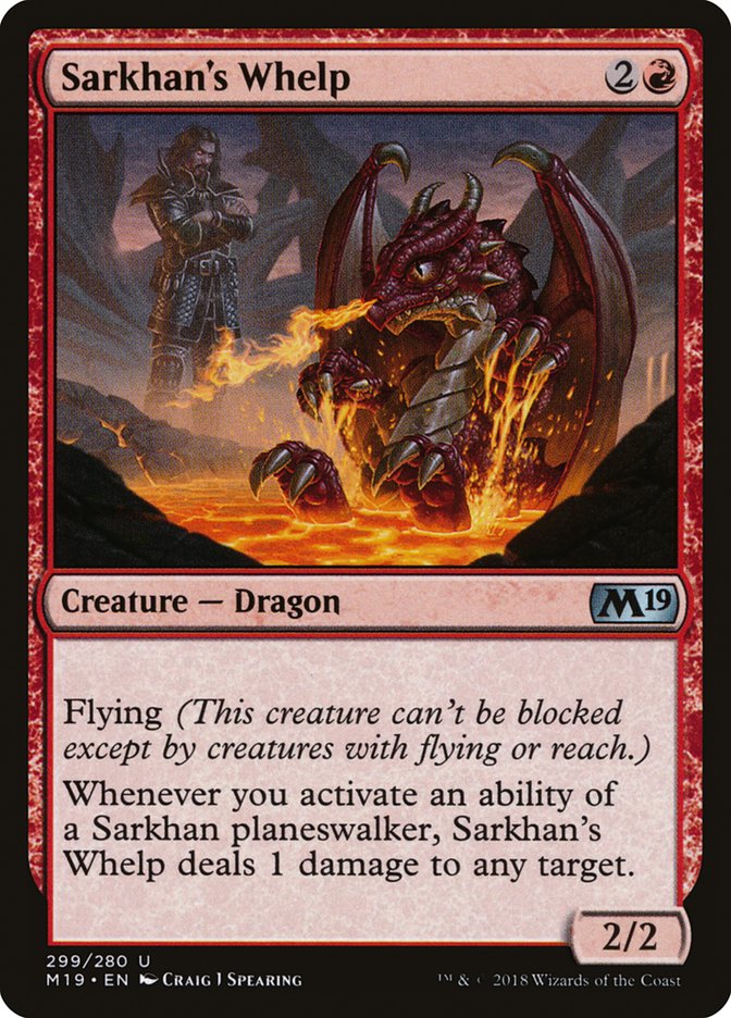 Sarkhan's Whelp [Core Set 2019] | Cracking-Singles