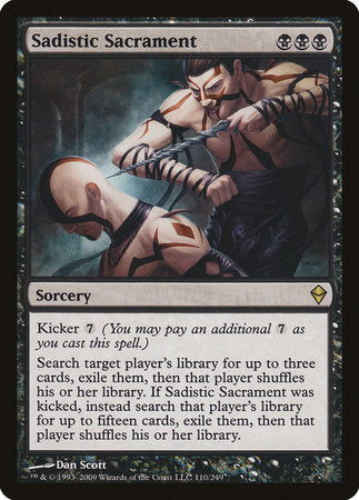 Sadistic Sacrament [Zendikar] | Cracking-Singles