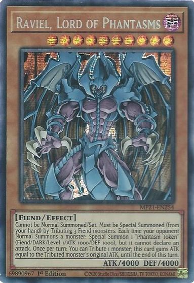 Raviel, Lord of Phantasms [MP21-EN254] Prismatic Secret Rare | Cracking-Singles