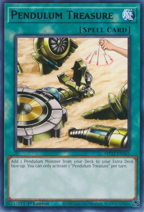 Pendulum Treasure [MP22-EN165] Rare | Cracking-Singles