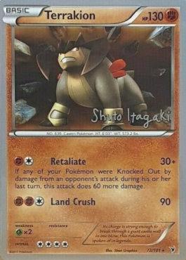 Terrakion (73/101) (Terraki-Mewtwo - Shuto Itagaki) [World Championships 2012] | Cracking-Singles