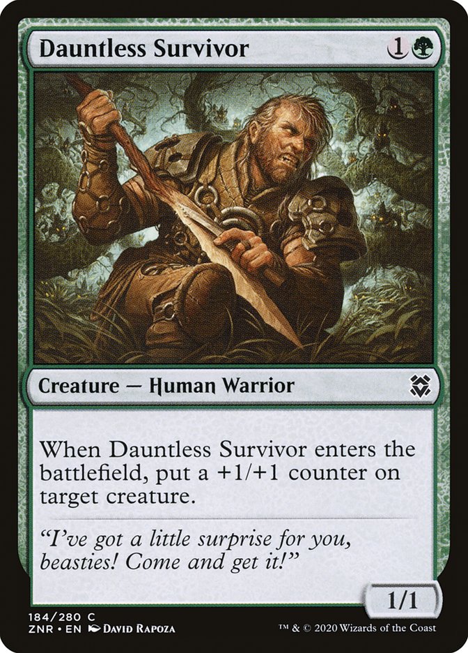 Dauntless Survivor [Zendikar Rising] | Cracking-Singles