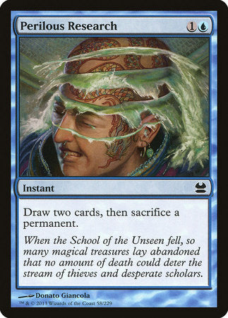 Perilous Research [Modern Masters] | Cracking-Singles