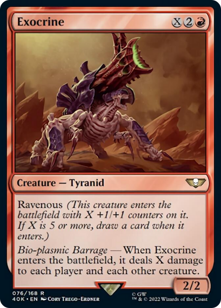 Exocrine (Surge Foil) [Universes Beyond: Warhammer 40,000] | Cracking-Singles