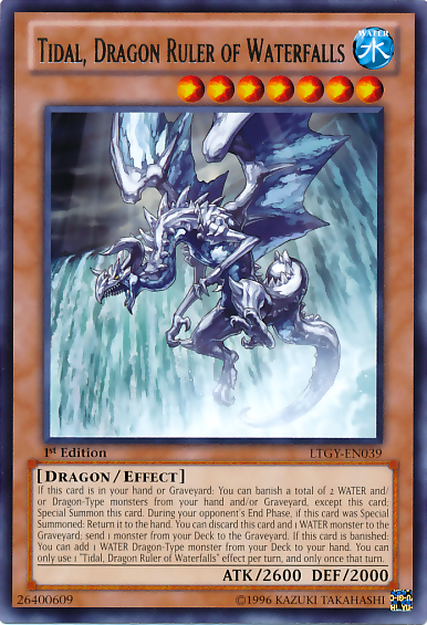 Tidal, Dragon Ruler of Waterfalls [LTGY-EN039] Rare | Cracking-Singles