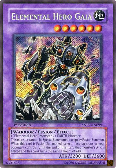 Elemental Hero Gaia [ANPR-EN099] Secret Rare | Cracking-Singles