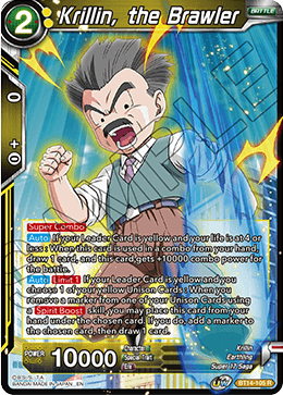 Krillin, the Brawler (BT14-105) [Cross Spirits] | Cracking-Singles