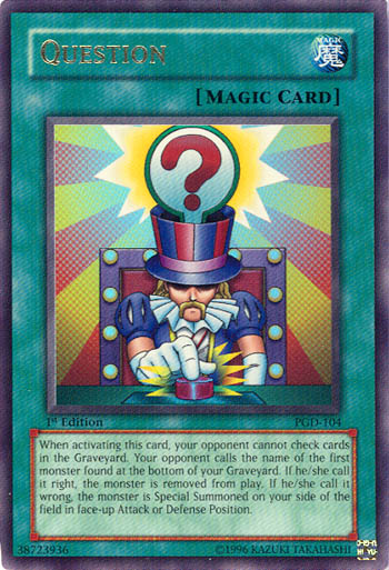 Question [PGD-104] Ultra Rare | Cracking-Singles
