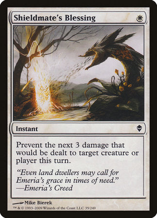 Shieldmate's Blessing [Zendikar] | Cracking-Singles