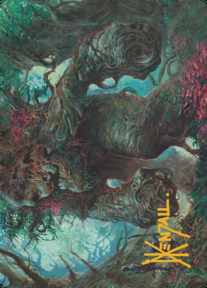 Magnigoth Sentry Art Card (Gold-Stamped Signature) [Dominaria United Art Series] | Cracking-Singles