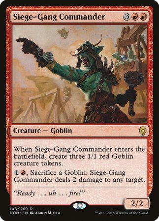 Siege-Gang Commander [Dominaria] | Cracking-Singles