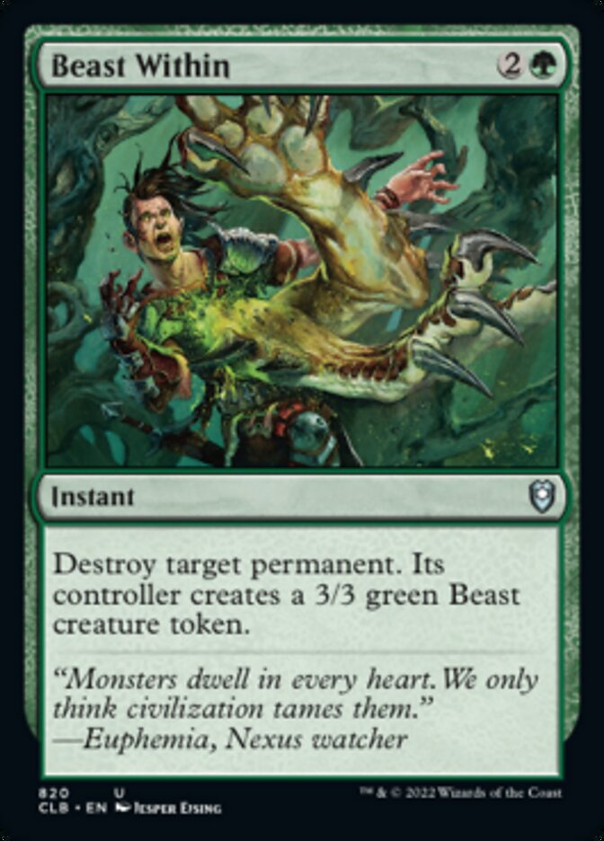 Beast Within [Commander Legends: Battle for Baldur's Gate] | Cracking-Singles