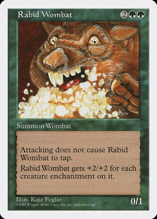 Rabid Wombat [Fifth Edition] | Cracking-Singles
