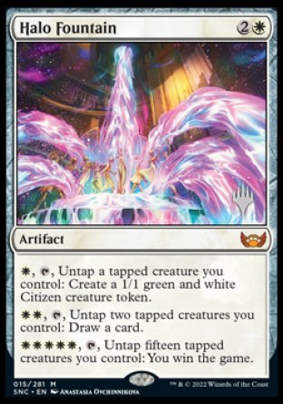 Halo Fountain (Promo Pack) [Streets of New Capenna Promos] | Cracking-Singles