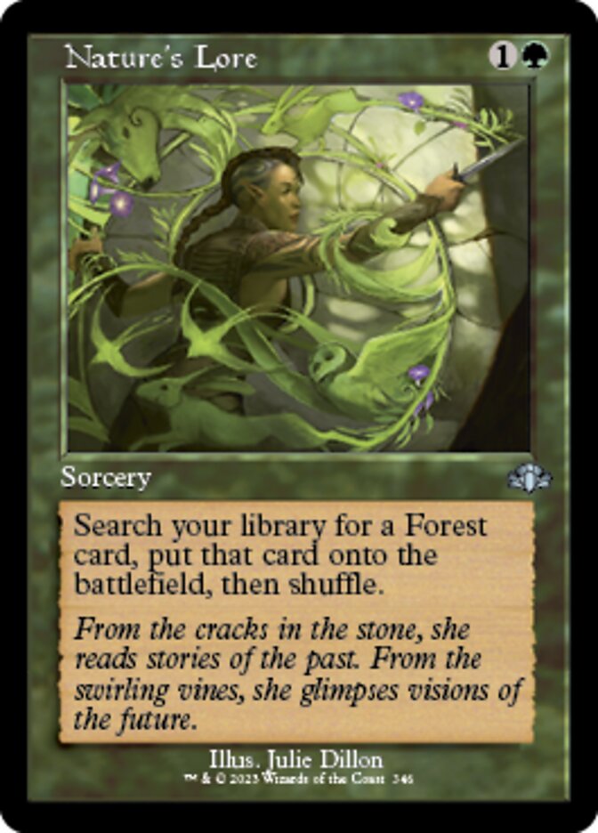 Nature's Lore (Retro) [Dominaria Remastered] | Cracking-Singles
