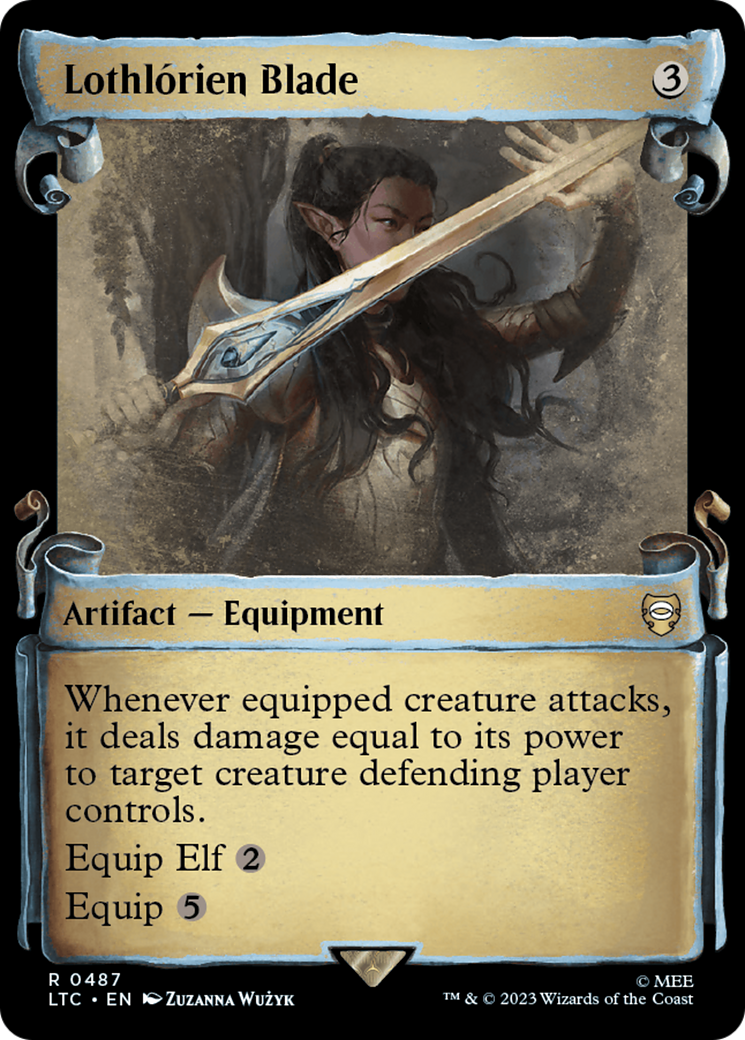 Lothlorien Blade [The Lord of the Rings: Tales of Middle-Earth Commander Showcase Scrolls] | Cracking-Singles