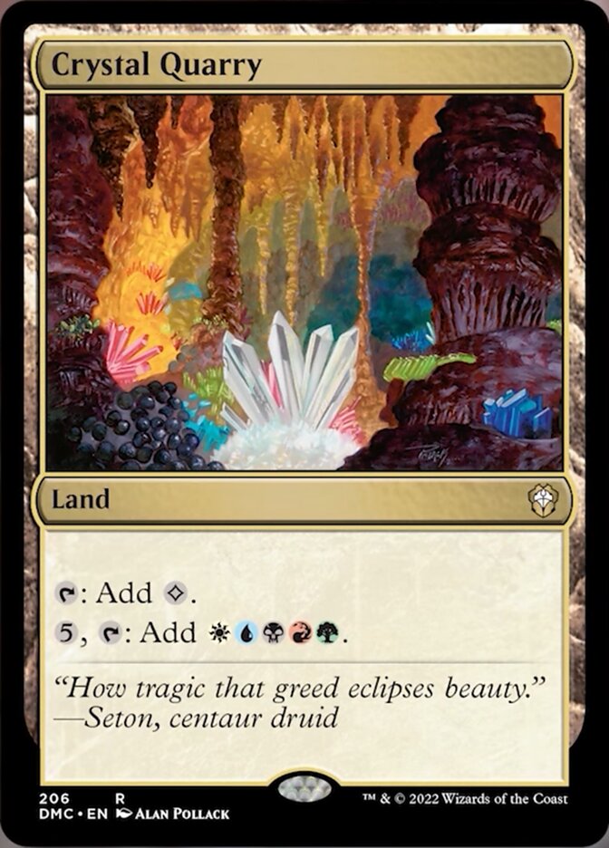 Crystal Quarry [Dominaria United Commander] | Cracking-Singles